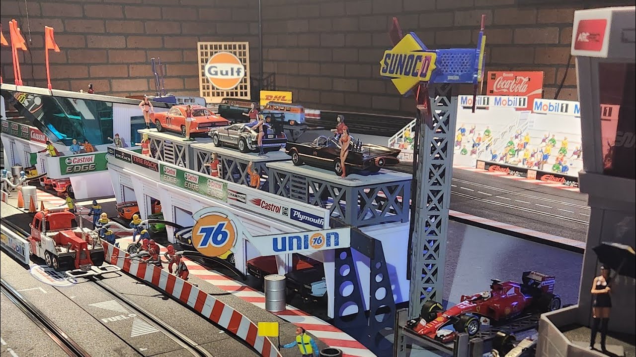 add some decorations to your slotcar track. featuring products from race track scenics