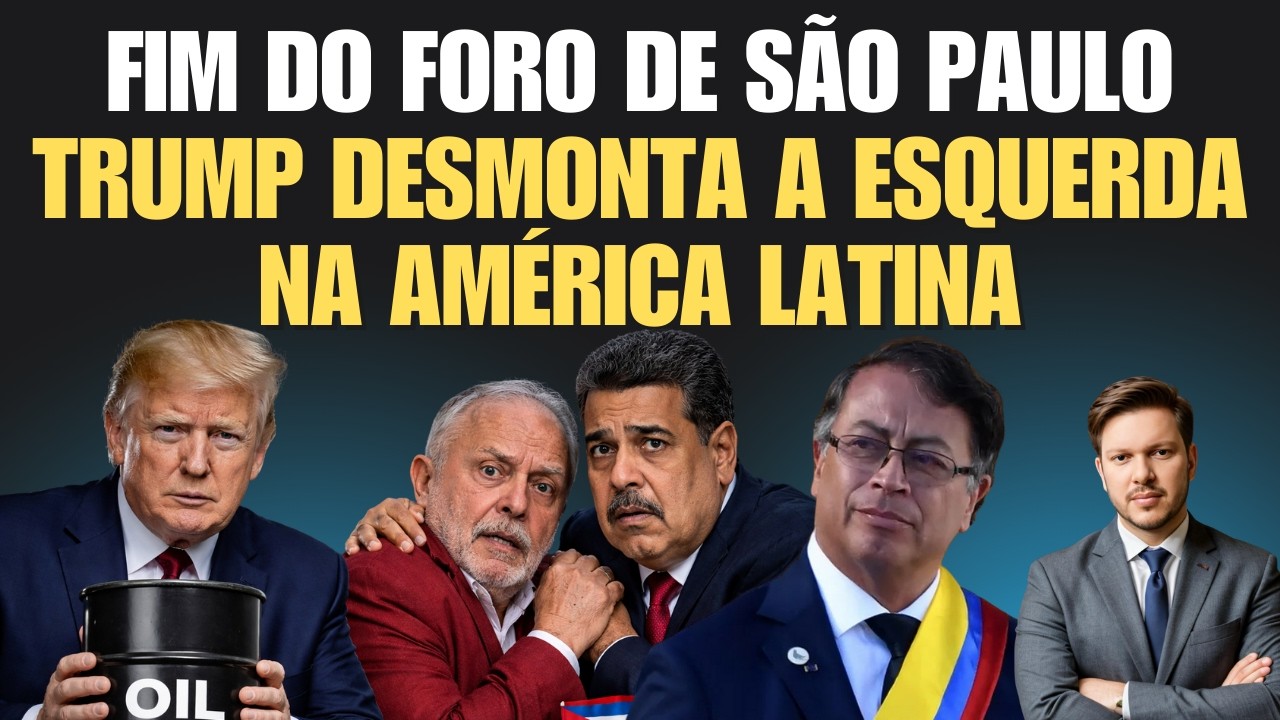 TRUMP DESMONTA O FORO DE SÃO PAULO E A ESQUERDA PEDE ARREGO. NIKOLAS FERREIRA PODE SAIR DO PL.