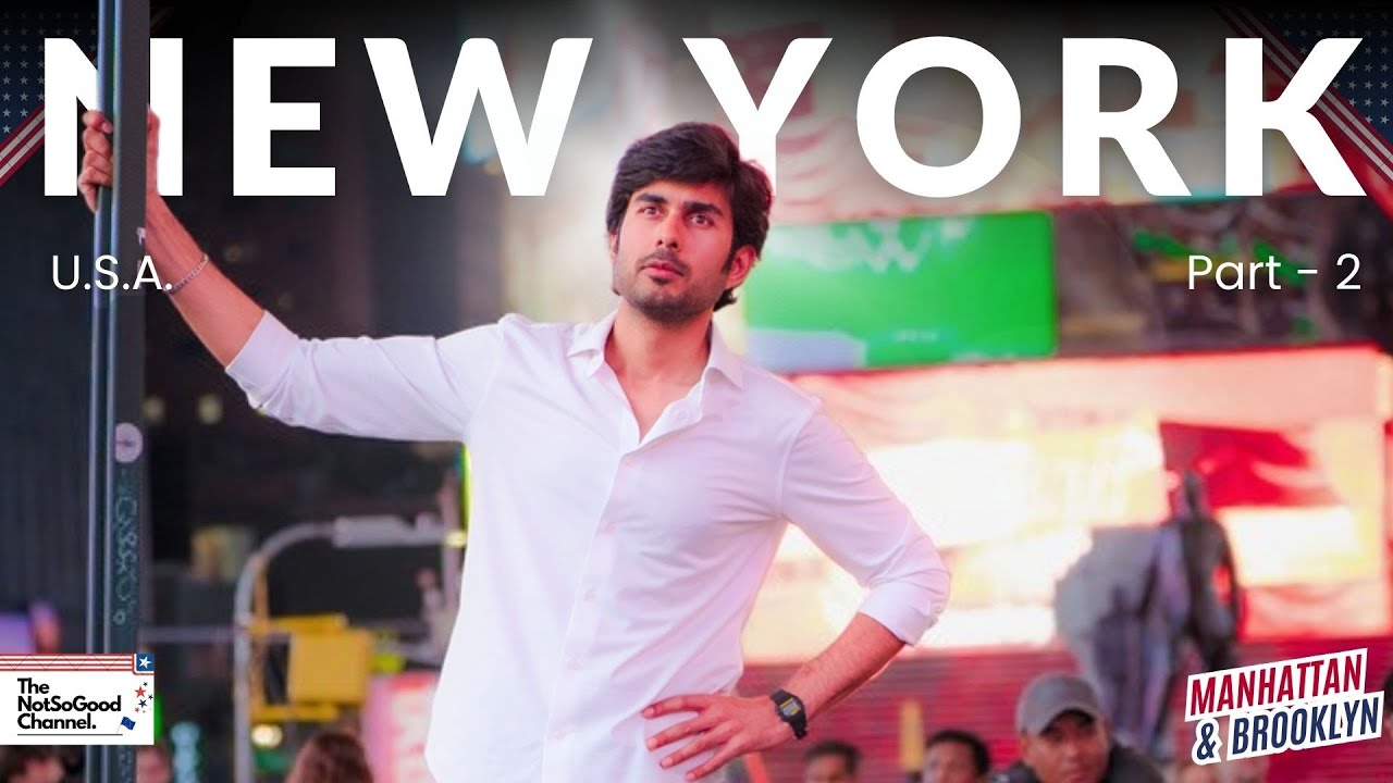 New York, U.S.A. | Manhattan & Brooklyn | Maza Dugna | Pt-2 | Hindi | The NotSoGood Channel.