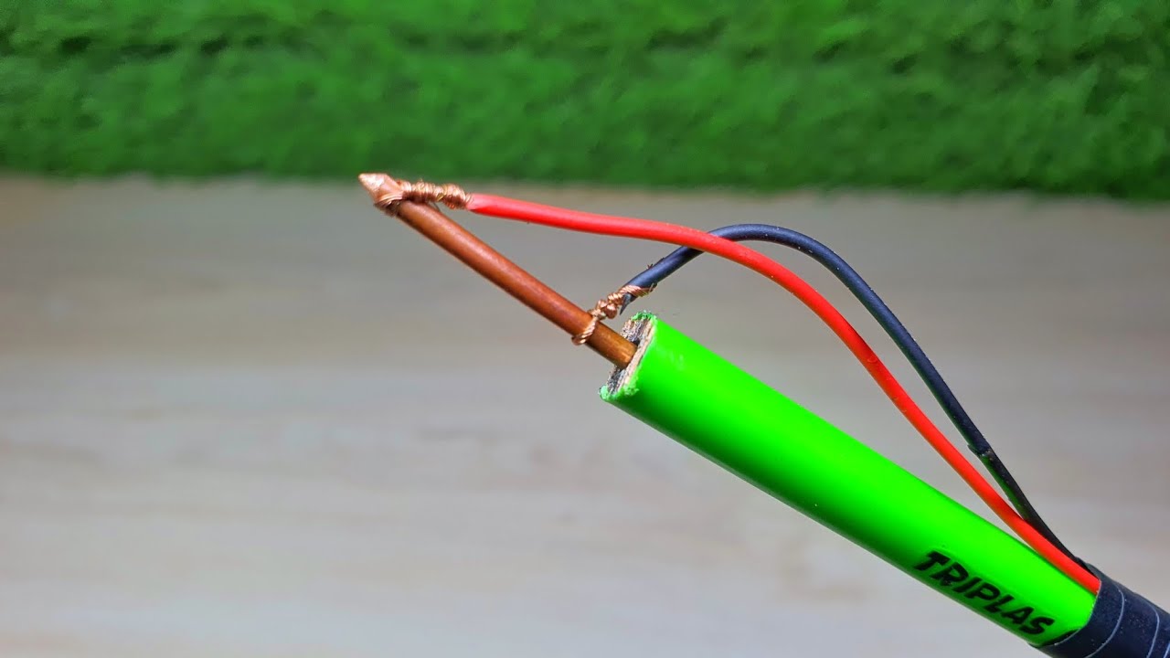 انظر كيف تصنع كاوية لحام خرافية من قلم رصاص لايمكن استغناء عنها / كاوية 12v