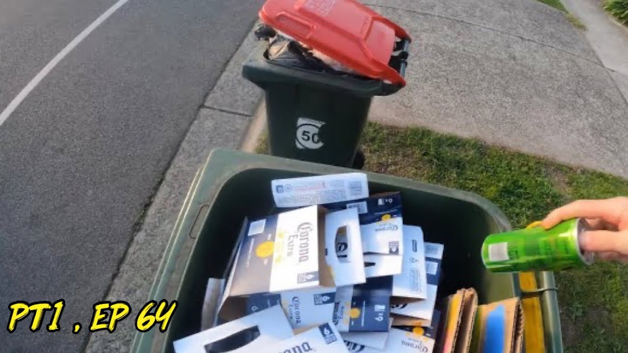 Kerbside scavenging on RECYCLING DAY♻️ for 10¢ Bottles and Cans 1000 SUBSCRIBER SPECIAL| PT1 | Ep 64