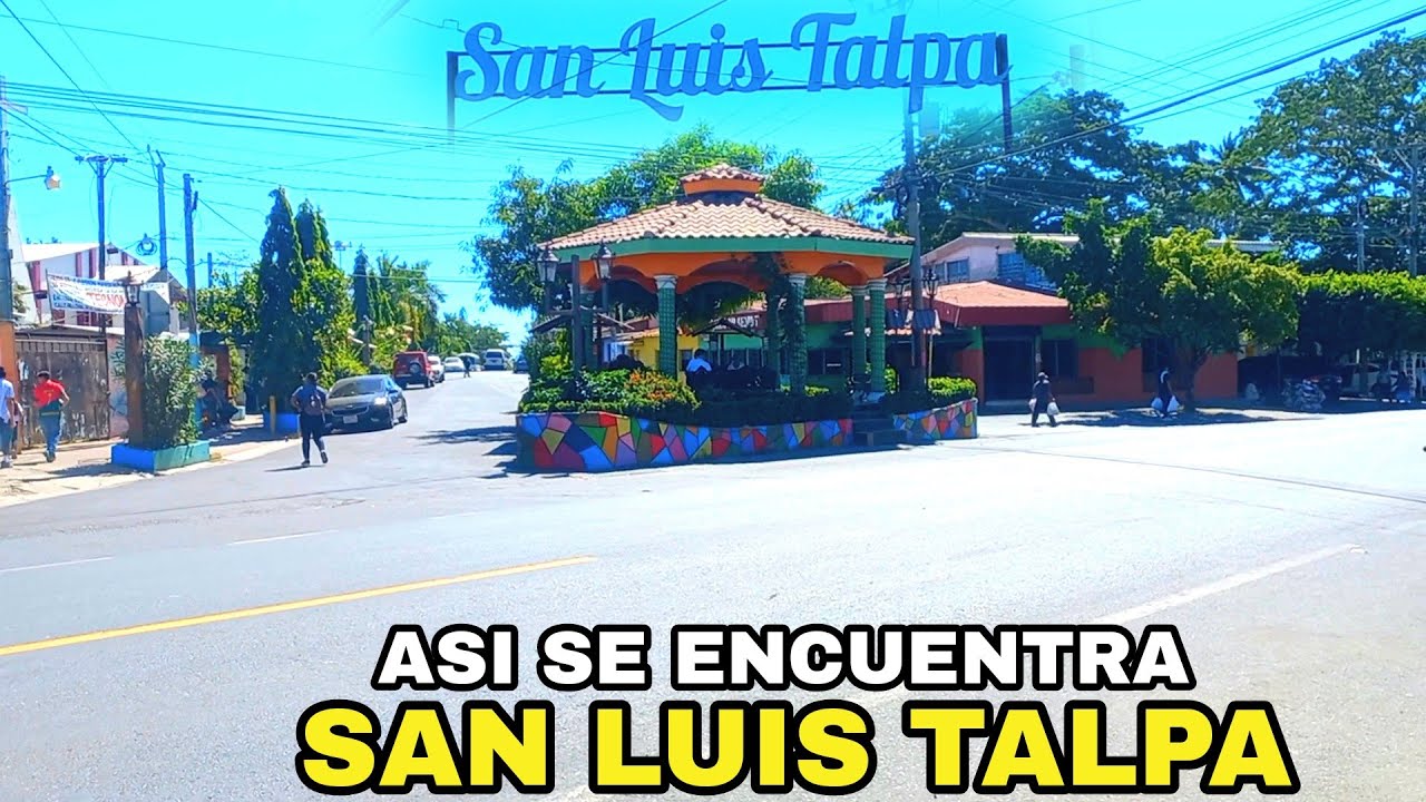 ASI SE ENCUENTRA SAN LUIS TALPA LA PAZ. #elsalvador