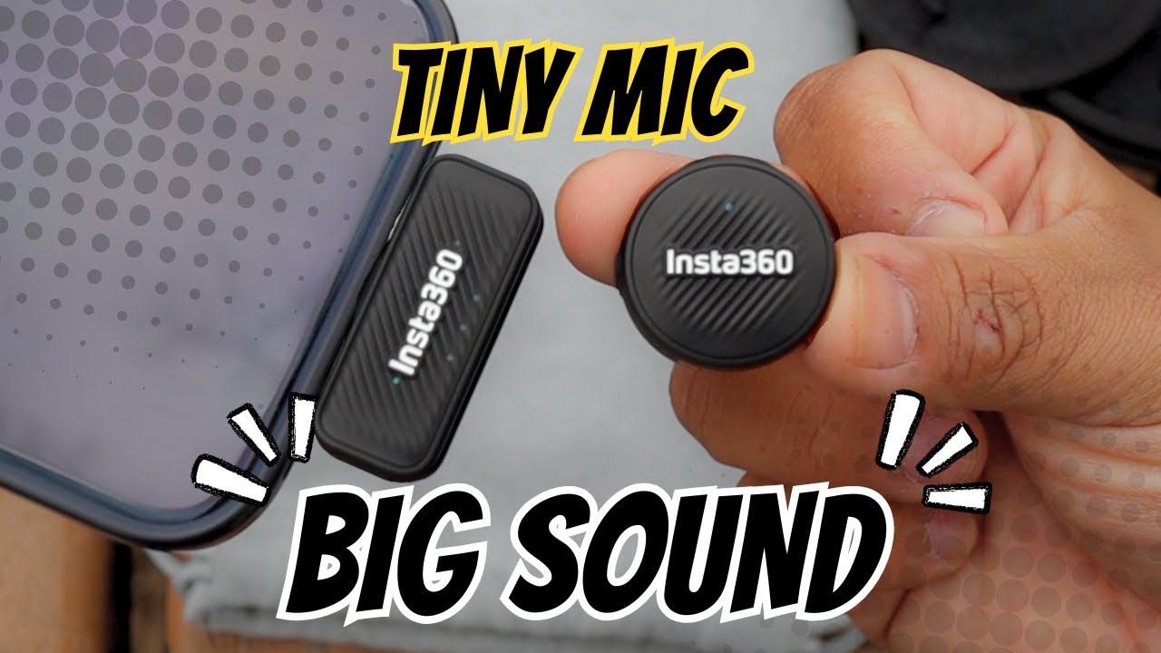 Обзор микрофона Insta360 Mic Air с iPhone | Тестирование беспроводного звука, настройка, качество...