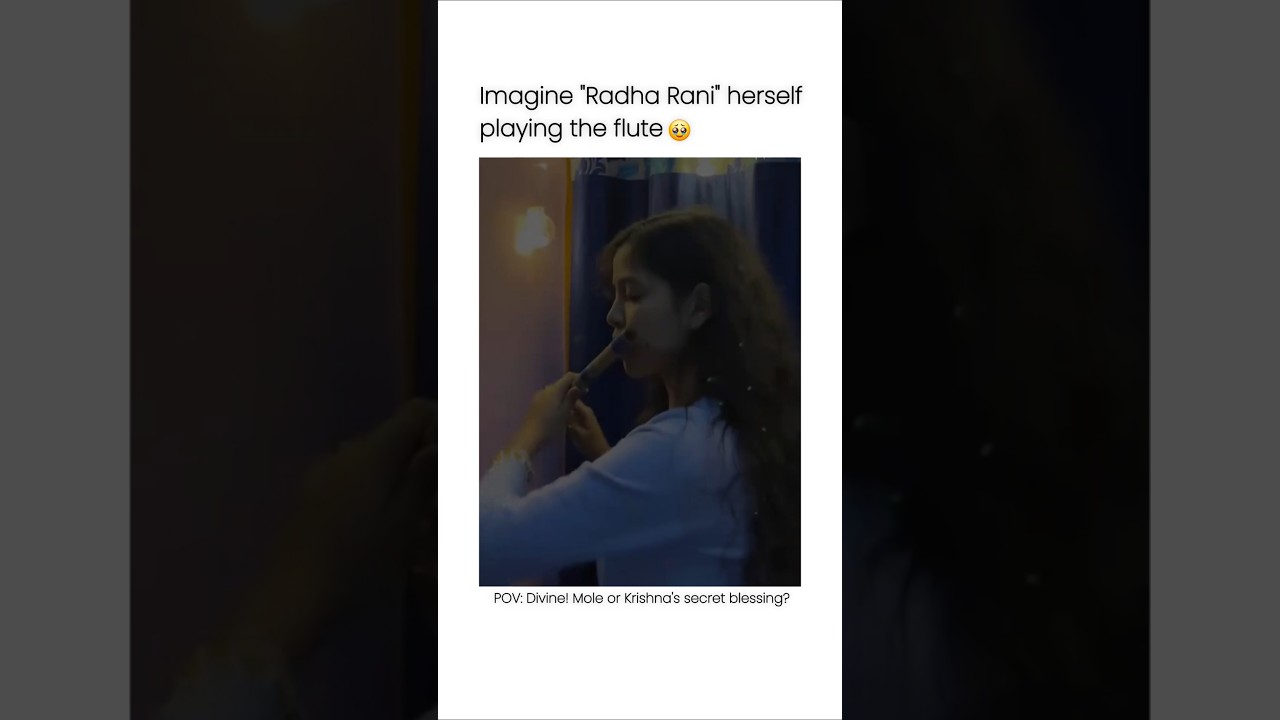 Radha Krishna 🦚 || Heart Touching Flute 🥹 || Debajani Saikia x Real Voice