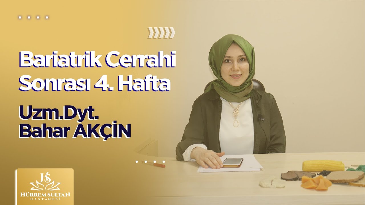 Tüp Mide Ameliyatı Sonrası 4. Hafta Beslenme | Uzm.Dyt. Bahar AKÇİN