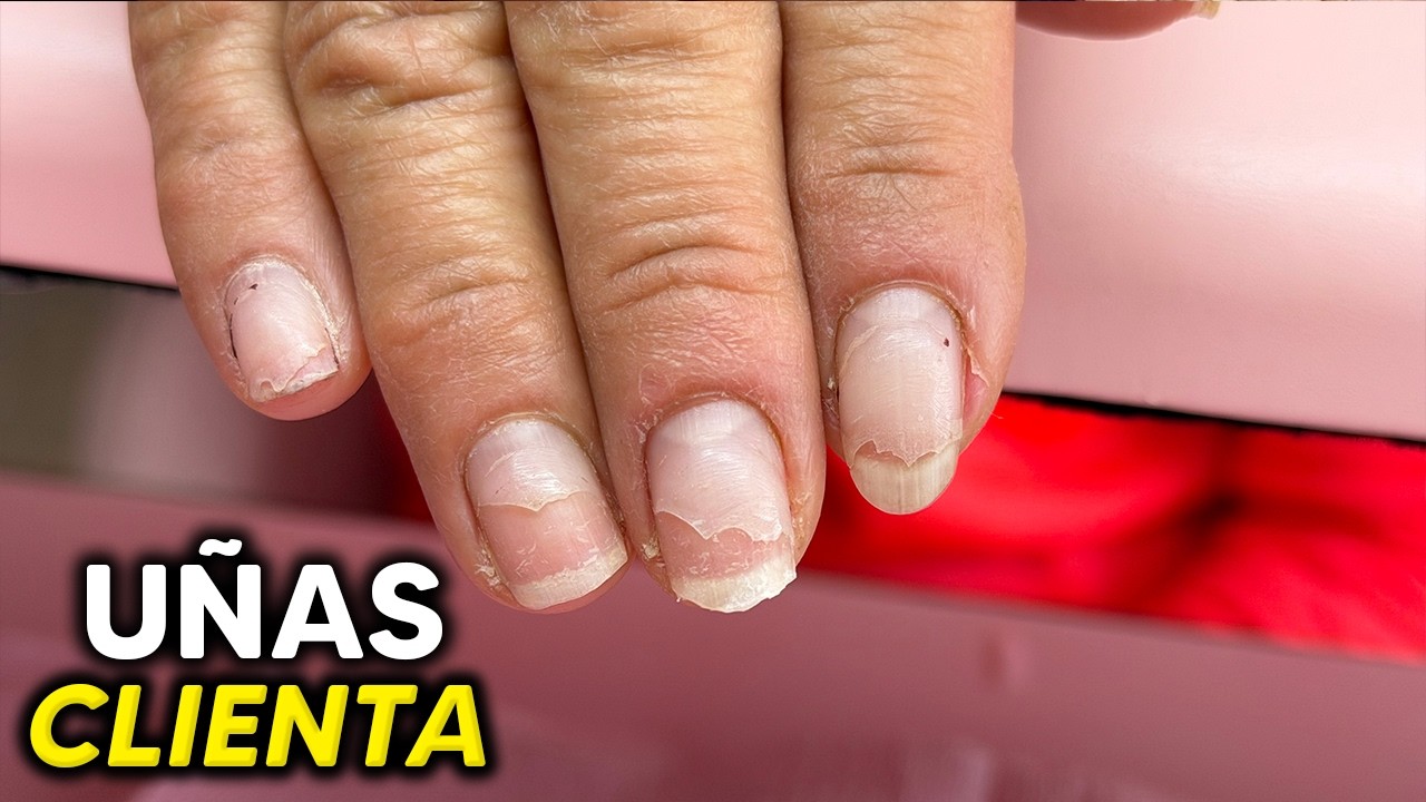 Uñas ESCULTURALES a CLIENTA - S.O.S ⚠️