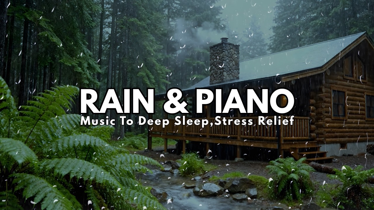 Relaxing Rain Sounds and Soft Piano Music for Better Sleep Tonight
