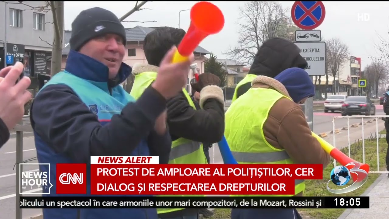 Polițiștii, în stradă: Nemulțumiri față de program și condiții de muncă