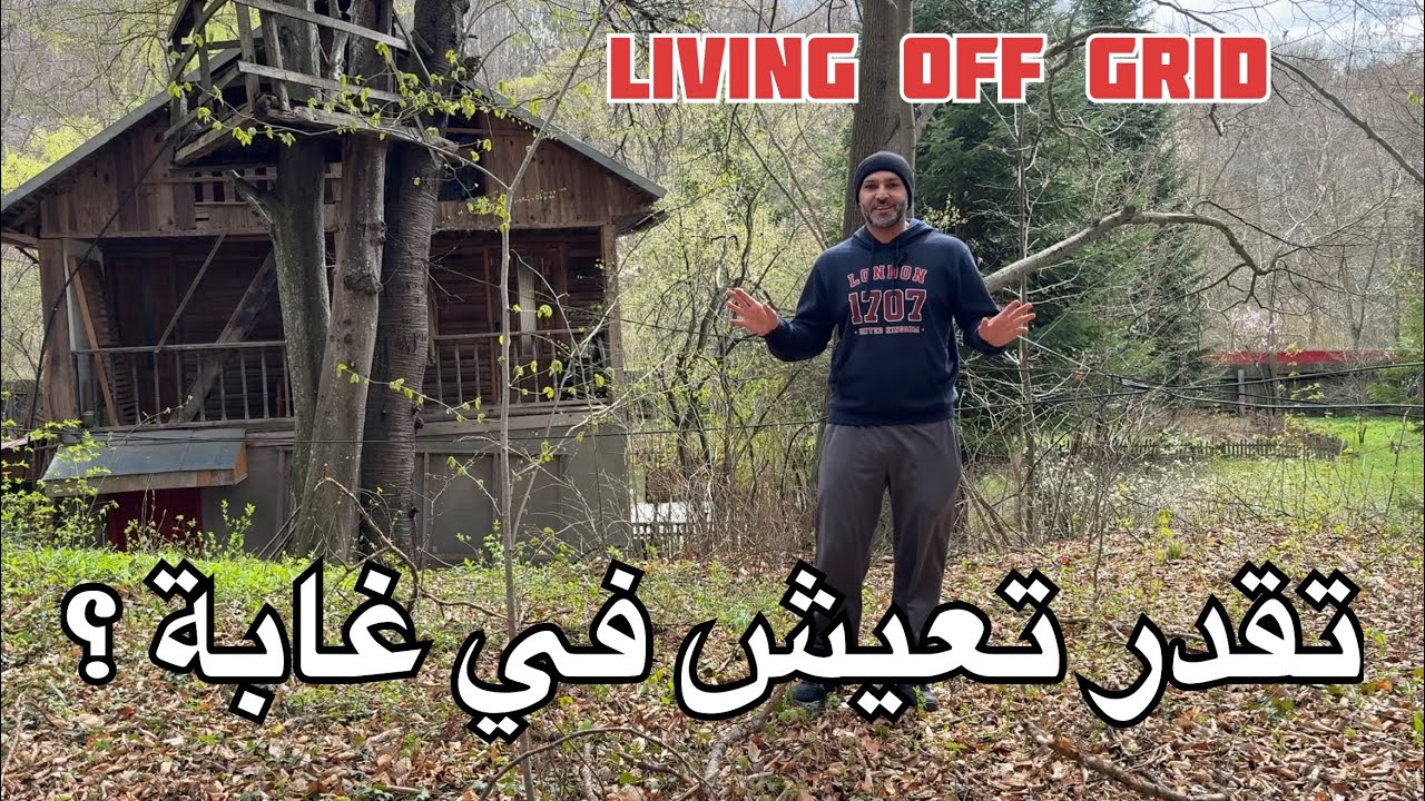 Arab off grid المعيشة والحياة في الغابة