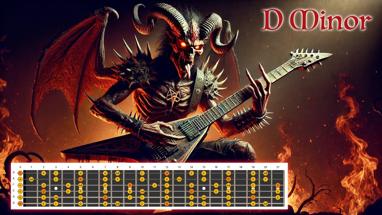 Metal Guitar Backing Track in D Minor #3  - 140 bpm | D Standard Tuning