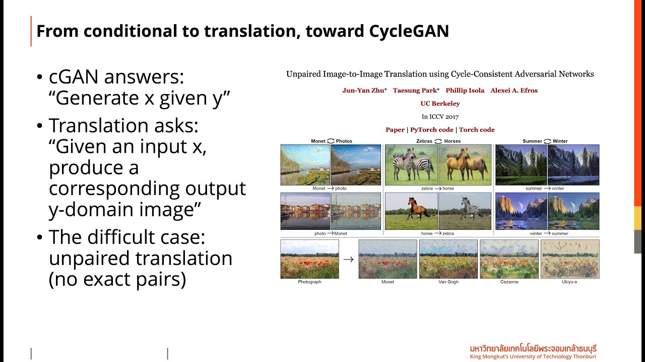 Advanced GANs (cGANs, CycleGANs, StyleGANs) | Lecture 4 | Generative AI