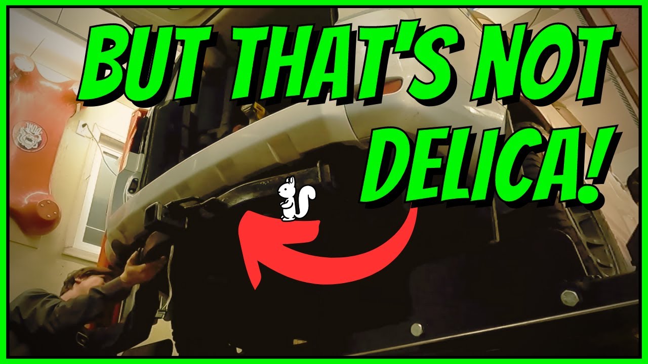 Delica D5 Trailer Hitch and Wiring Install With No Delica Parts?