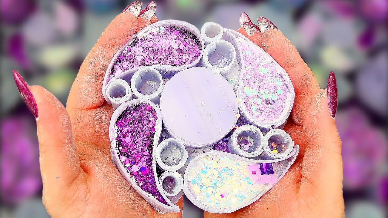 ASMR SOAP 🧼 ODDLY SATISFYING VIDEO CLAY CRACKING CRUSHING LUXURY SOAPS BOXES FOAM GLITTER ROSES