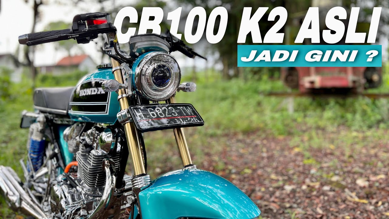 Honda CB100 jadi glowing full upgrade || BADAS GARAGE