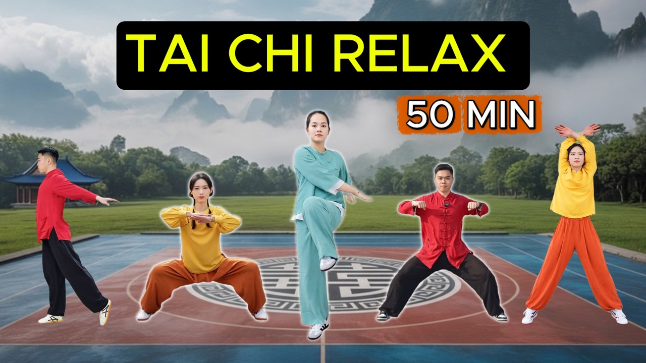 45 Tai Chi Movements in 50 Minutes for Beginners &ndash; Relax, Stretch & Heal Your Body