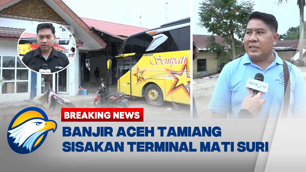 BREAKING NEWS - Terminal Aceh Tamiang Lumpuh Usai Banjir Bandang