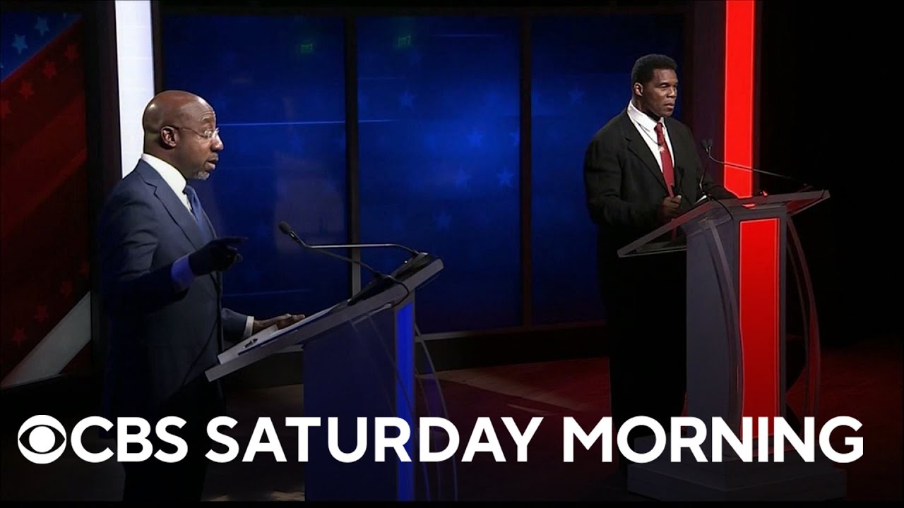 Raphael Warnock and Herschel Walker debate in Georgia