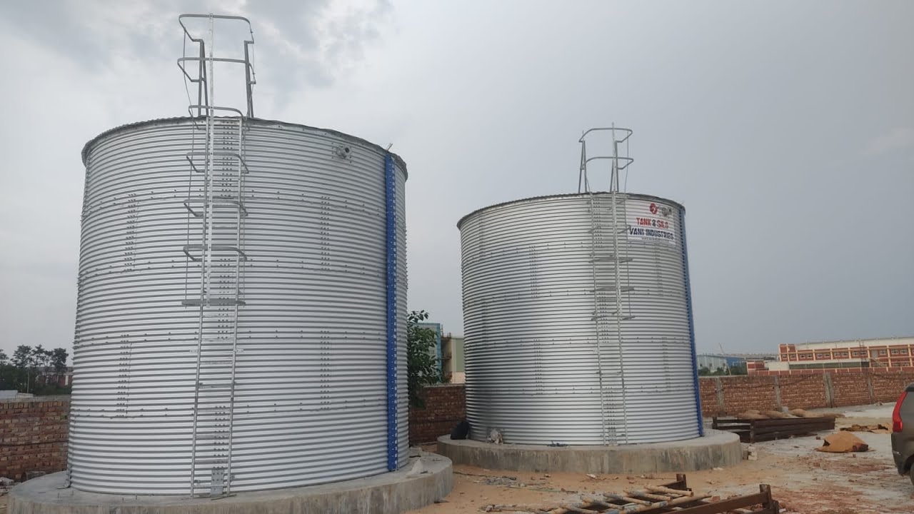ZINCALUME WATER STORAGE TANK INSTALLATION INSTALL BY JACK IN FARIDABAD