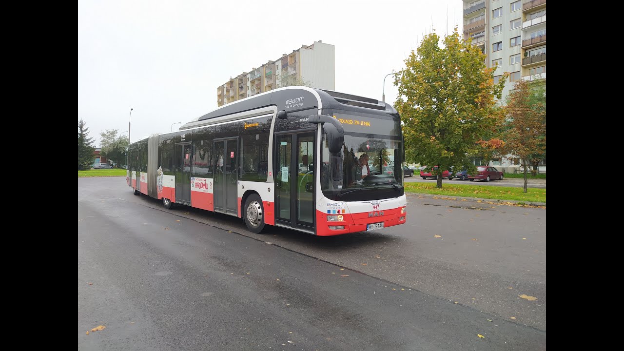 PRZEJAZD: MAN NG363 Lion's City GL #947 | Linia 9 | MZDiK Radom