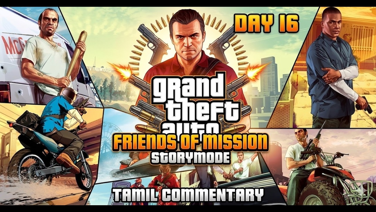 GTA 5 | Friends of Mission | Storymode | Day 16 | Tamil #shorts
