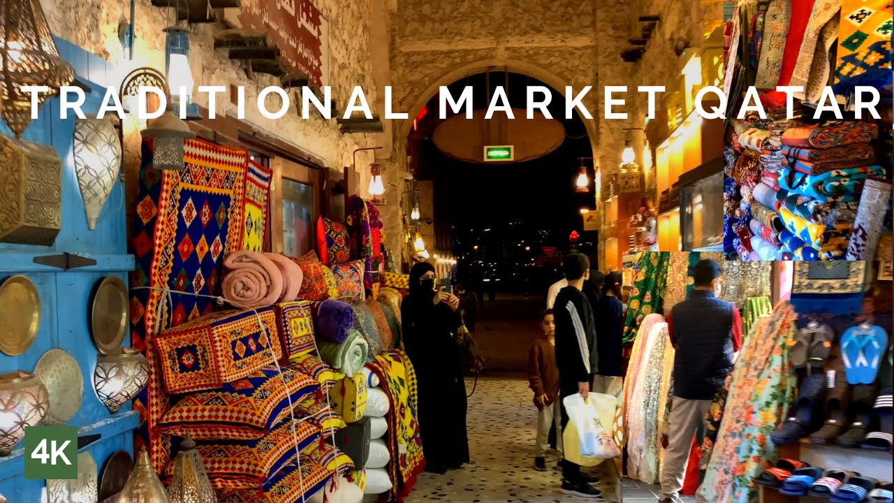 Souq Waqif Qatar Night life | Doha night walking tour| 4K Qatar walks hdr 60 fps