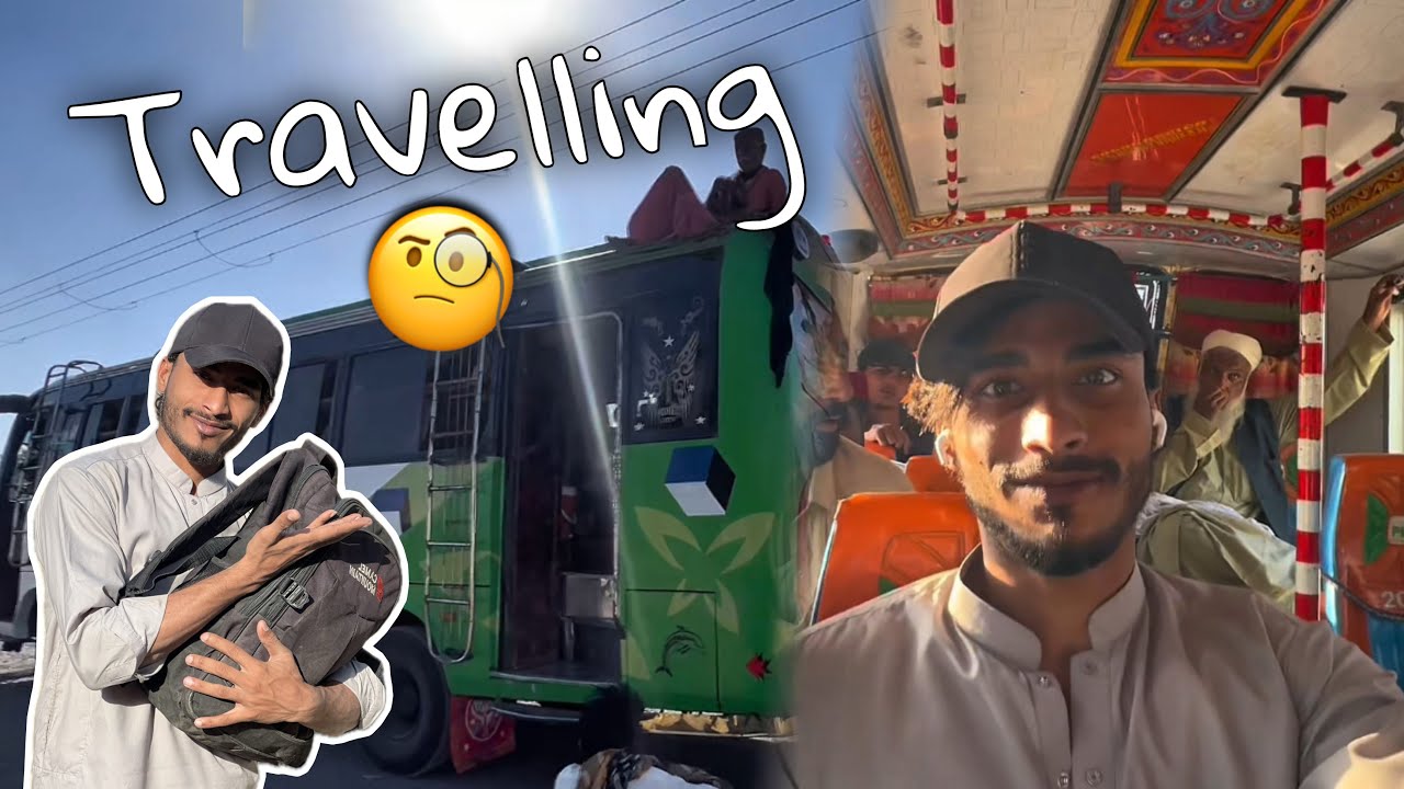 Travelling in Buss 🧐 || Uni se Ghar ka Safar 🤩