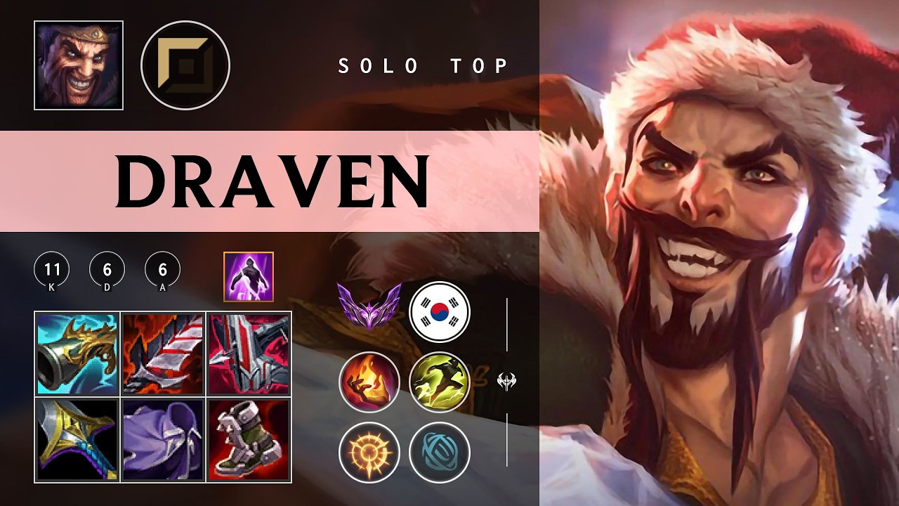 Draven Top vs Singed - KR Master Patch 26.04