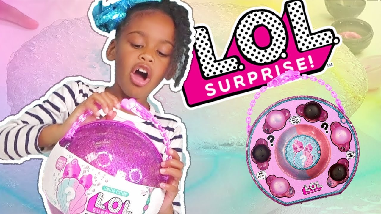 LOL Dolls Pearl Surprise Shell - Big & Little Sisters Bath Fizz Charms