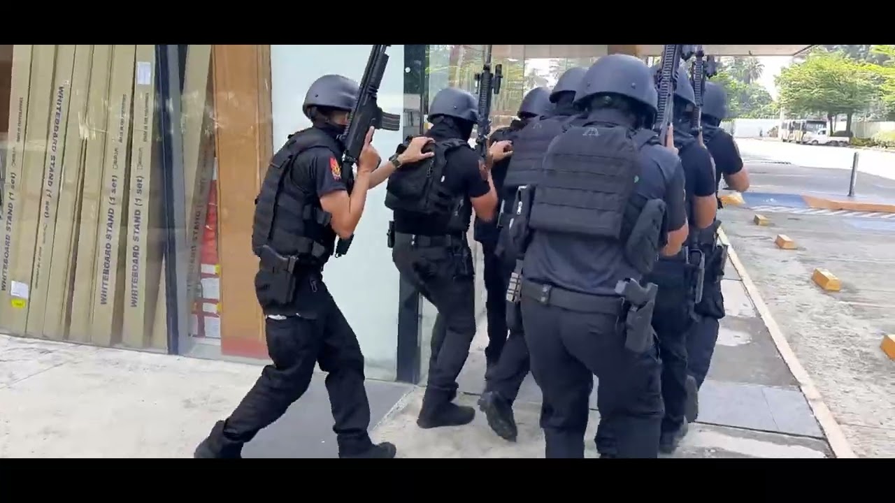PNP DAVNOR TAGUM - SIMULATION EXERCISE (SIMEX) AT  ROBINSON TAGUM, DAVAO DEL NORTE