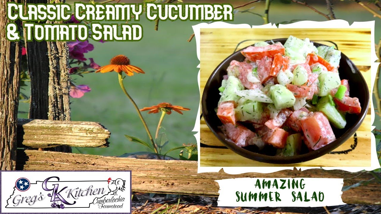 Unveiling the Old Fashioned Recipe for Creamy Cucumber Tomato Salad