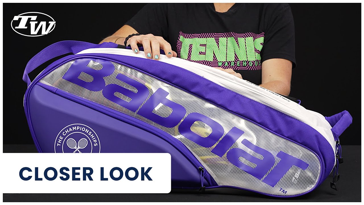 Take a closer look at the Babolat Pure Wimbledon 12 Pack Tennis Bag