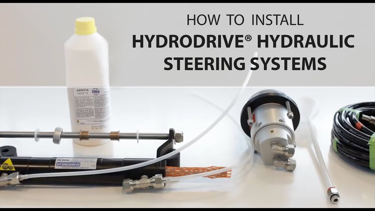 How to install Hydrodrive Hydraulic Steering Systems