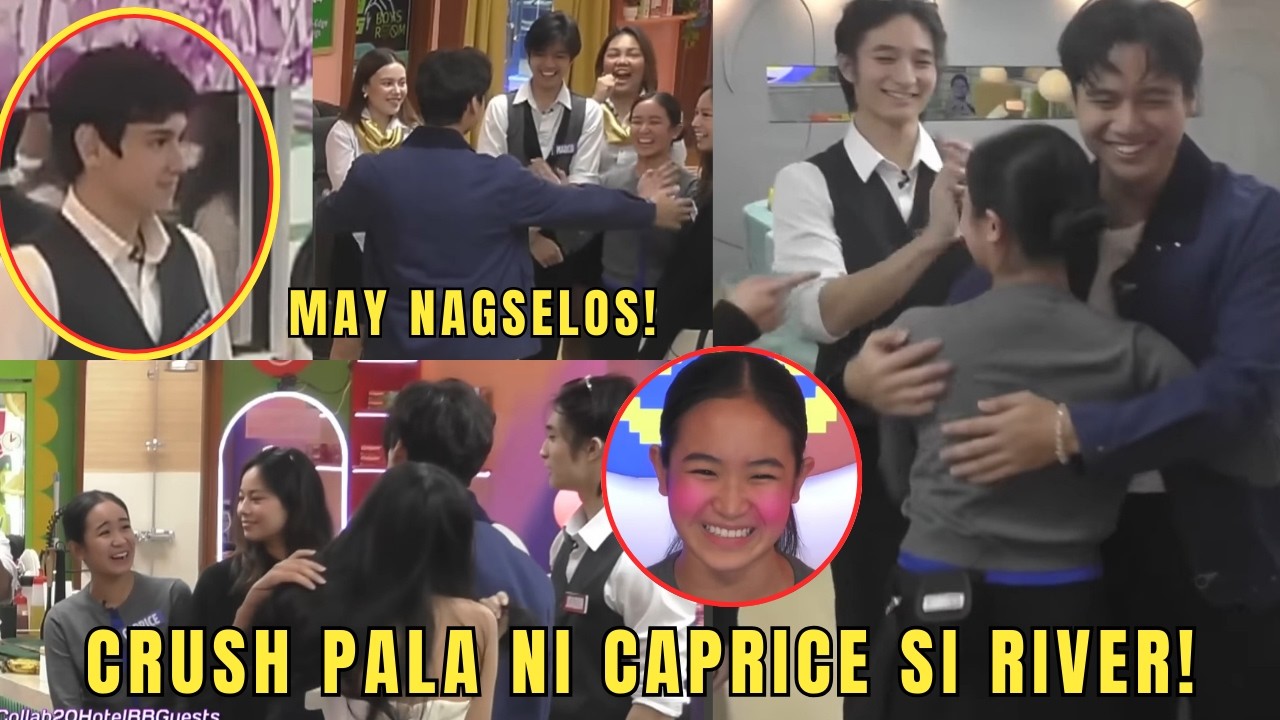 PBB CAPRICE, kilig na kilig nang yakapin ni RIVER! MAY NAGSESELOS SA GILID!!