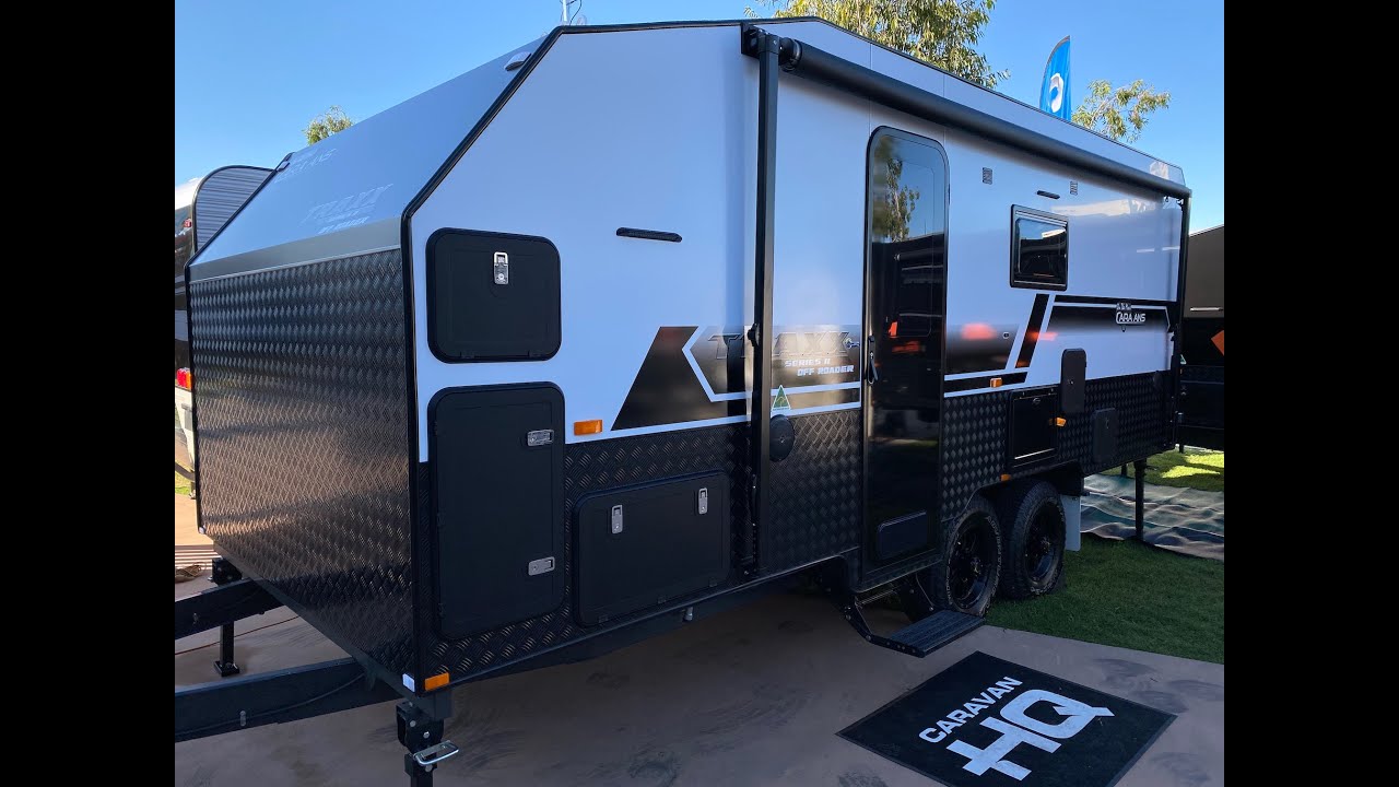 On The Move TRAXX Family caravan at the Toowoomba Adventure and Outdoor EXPO