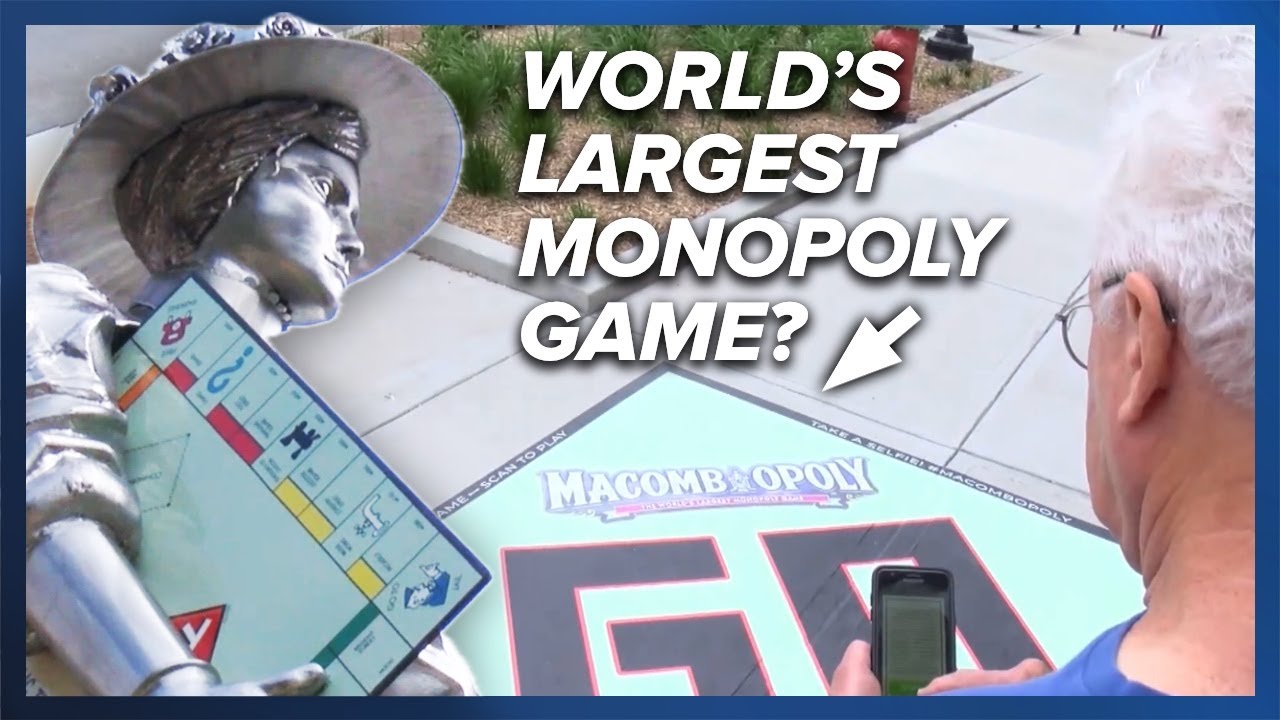 “Macombopoly,” dubbed the world’s largest Monopoly board, debuts in Illinois