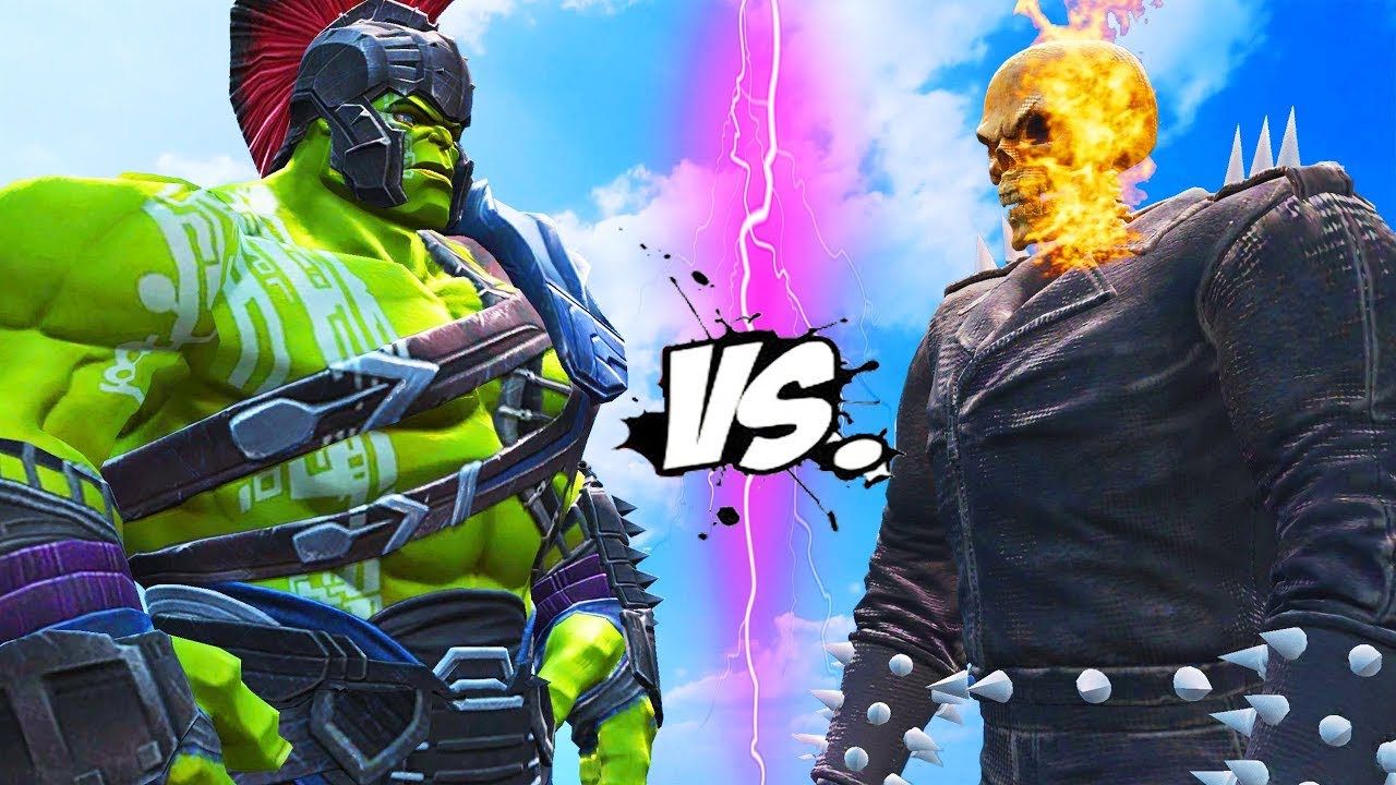 GHOST RIDER VS HULK RAGNAROK - EPIC BATTLE