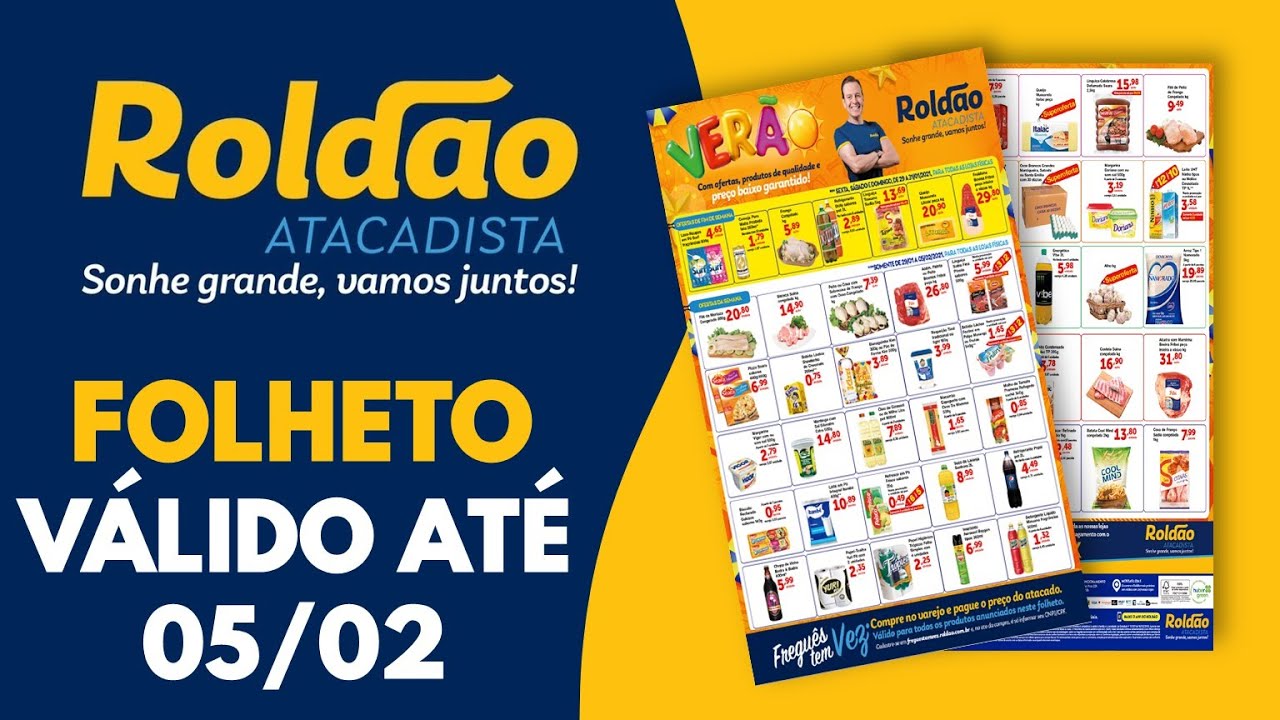 ROLD&Atilde;O FOLHETO V&Aacute;LIDO AT&Eacute; 05/02 | Ofertas do dia | FOLHETOS SHOW
