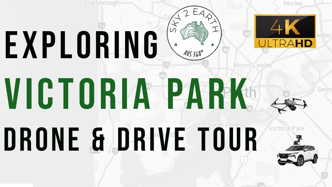 Victoria park, WA; Flavor, Culture, and Community in Every Step | Drone & Drive Tour in 4K