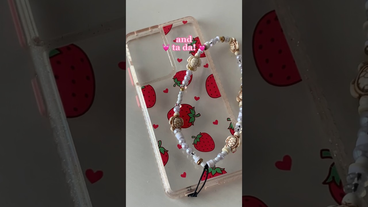 how to put a phone charm on a samsung!! 💓🌸 #smallbusiness #jewelry
