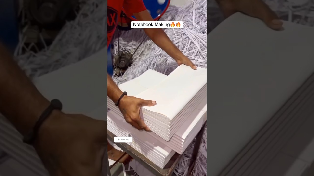 Factory में Notebook कैसे बनती है 😮 #facts #viral #shorts #trending #youtubeshorts #notebook