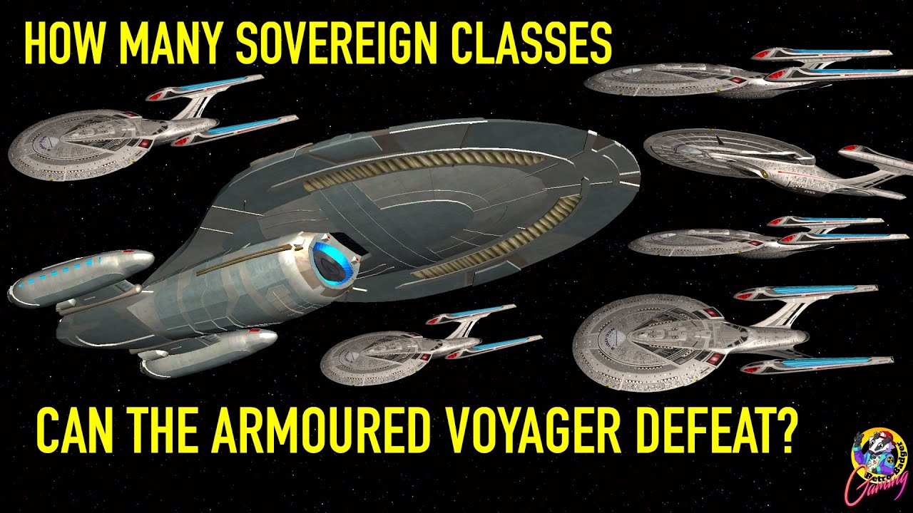 How Many Sovereign Classes To Stop Armoured Voyager? - Star Trek Starship Battles