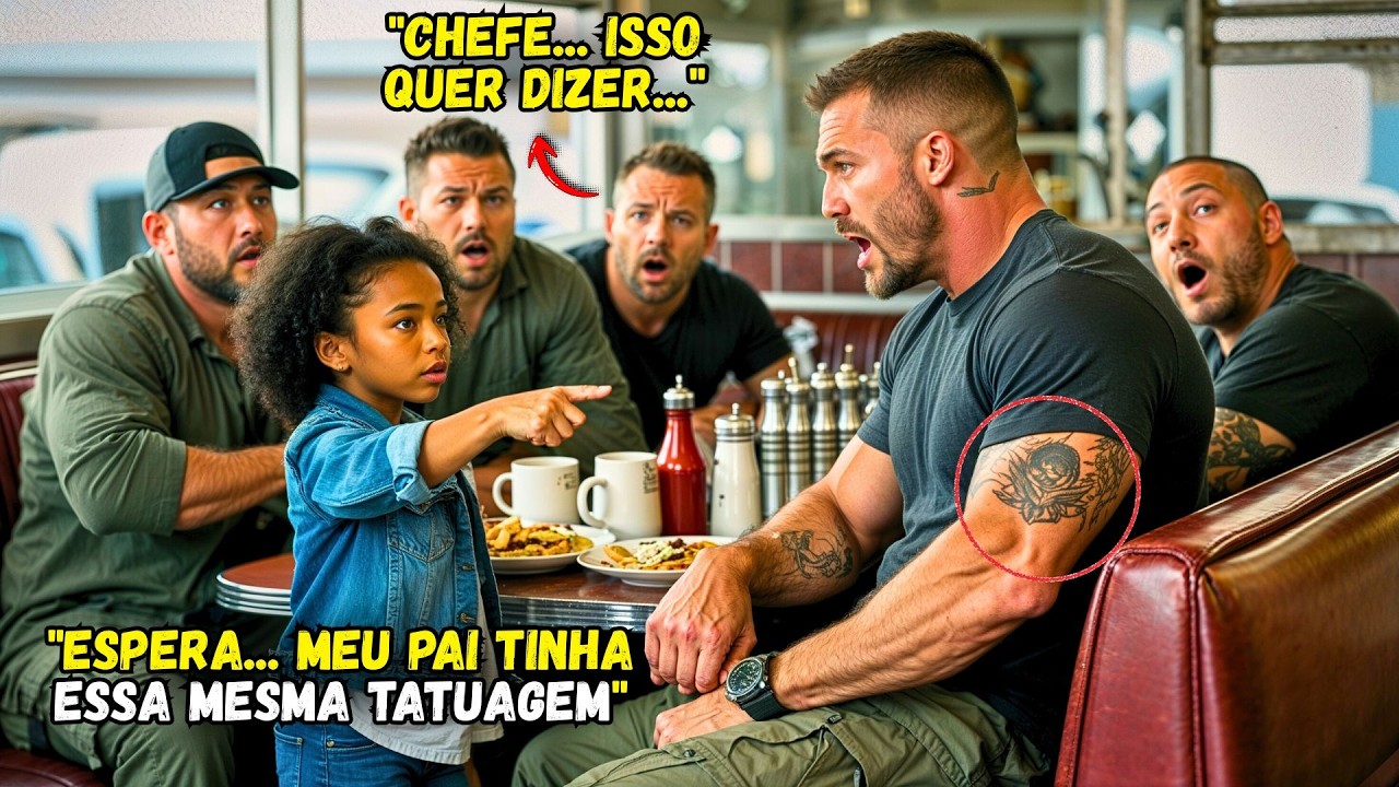 Menina negra diz: “Meu pai tinha essa tatuagem” — 5 soldados travam ao entender o sinal e tudo para!