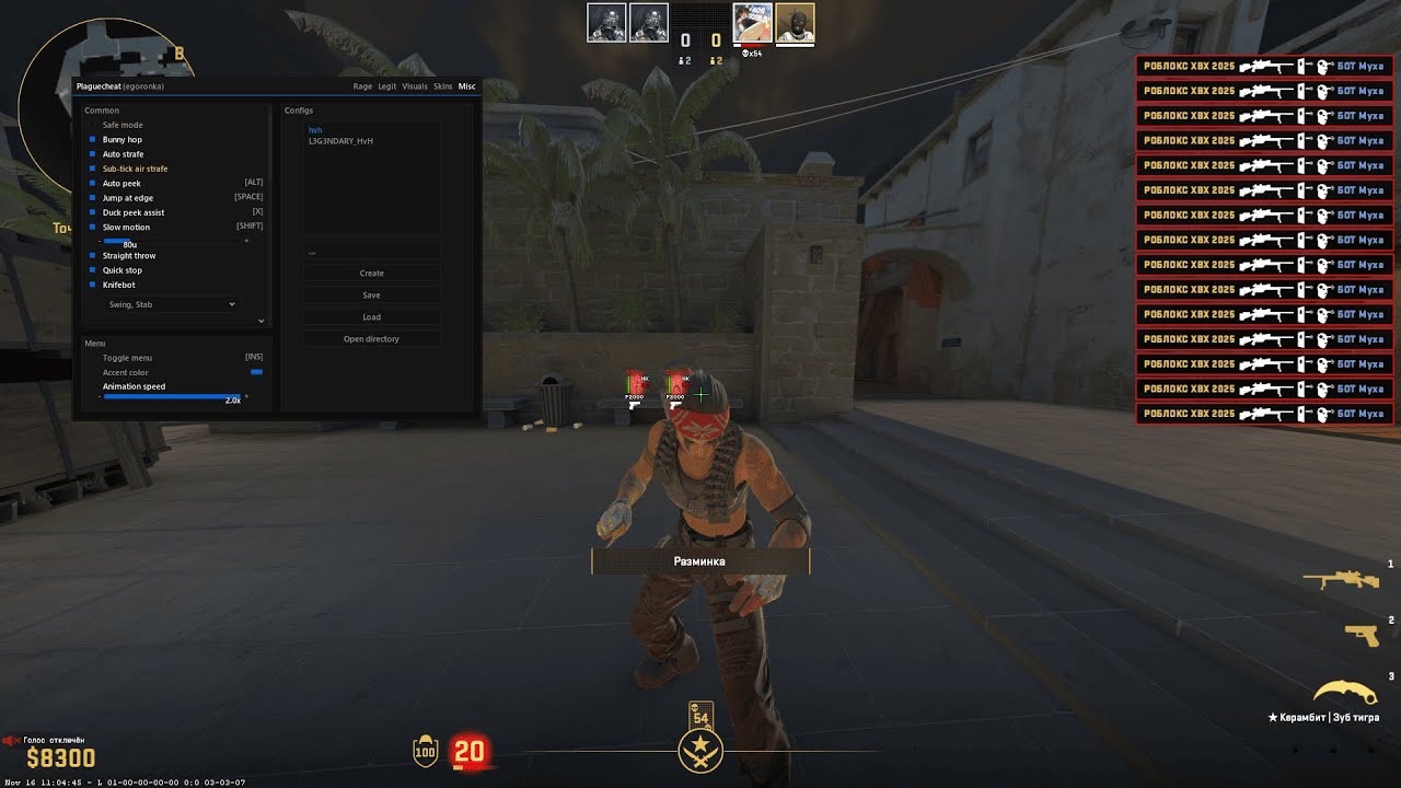 how to create unhittable anti aim on plaguecheat.cc v2 cs2