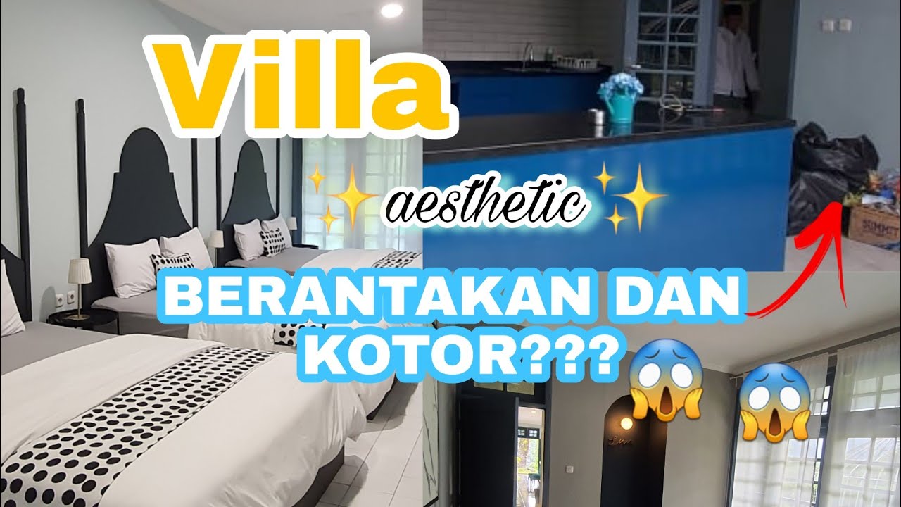 Villa Aesthetic Gede Banget Kapasitas 40 orang#villapuncak