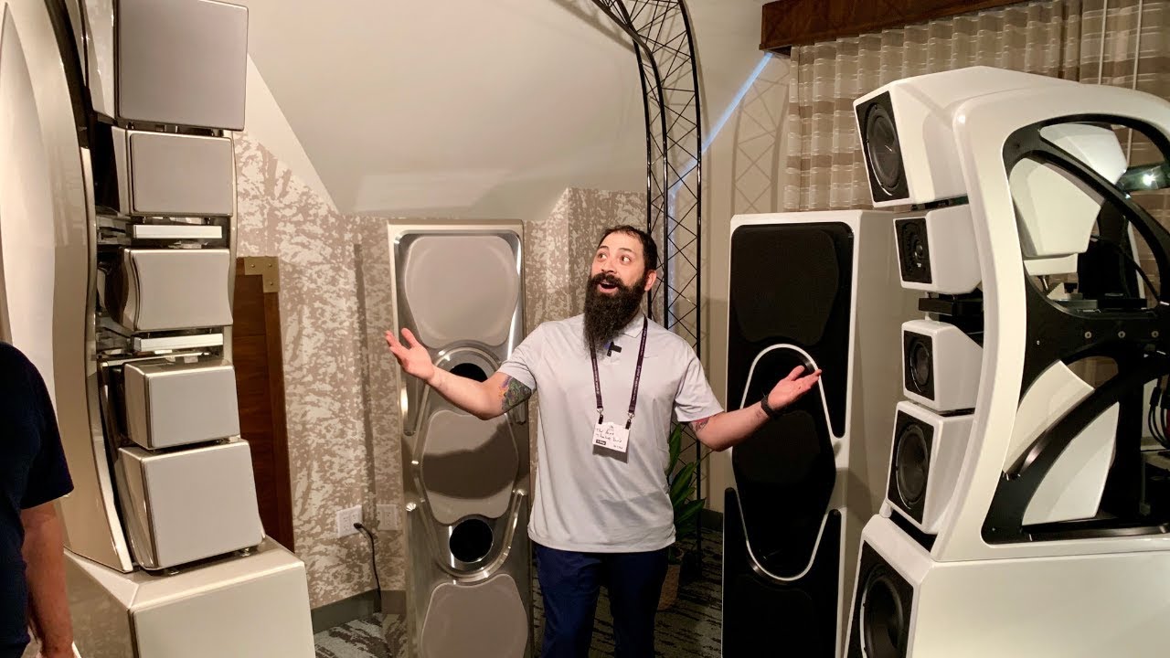 $329,000 NEW Wilson Audio Chronosonic XVX ?!? Daryl Wilson's Flagship Loudspeaker at RMAF 2019