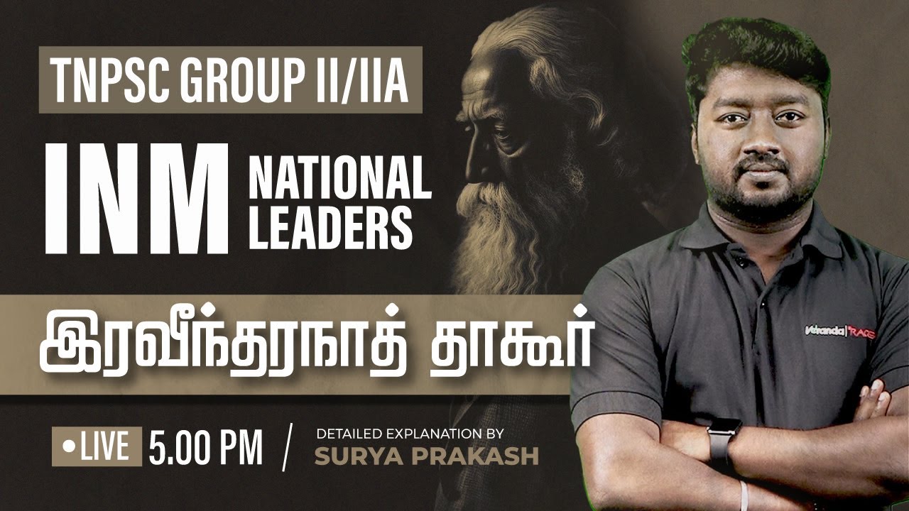 Target TNPSC Group-2/2A | Unit-8 & INM National Leaders | Surya Prakash