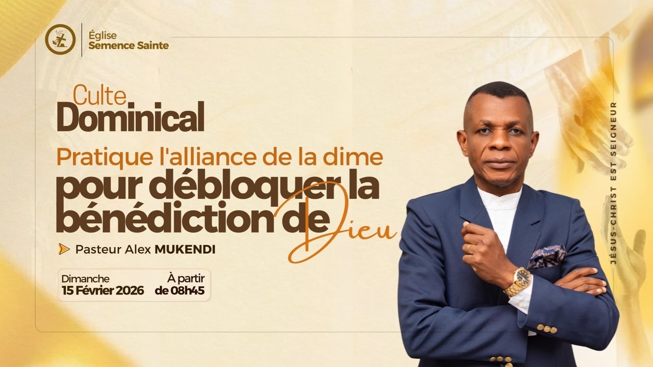 [Live] Culte dominical l Pasteur Alex MUKENDI