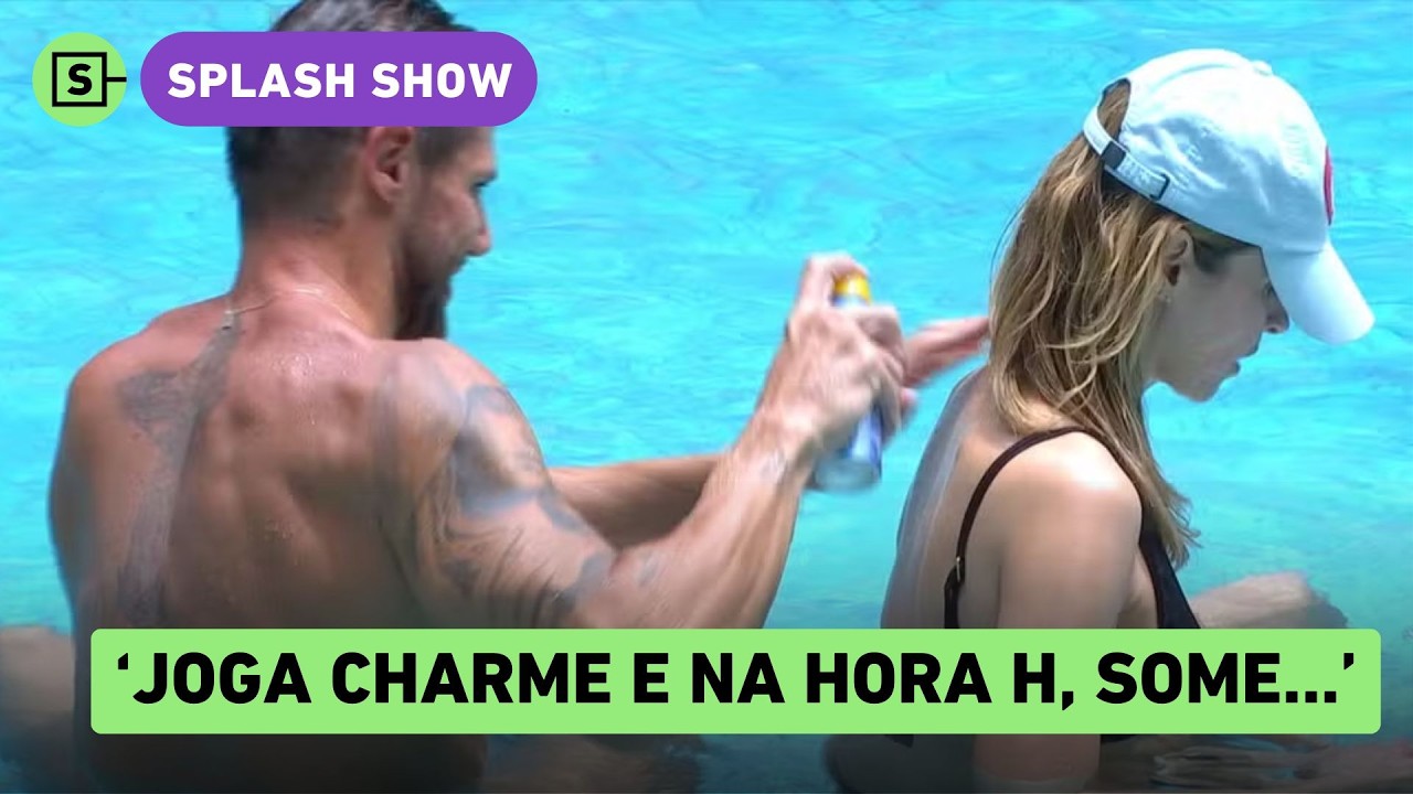 Jonas passa protetor solar em Ana Paula no BBB 26; Maxiane faz confissão após ver cena