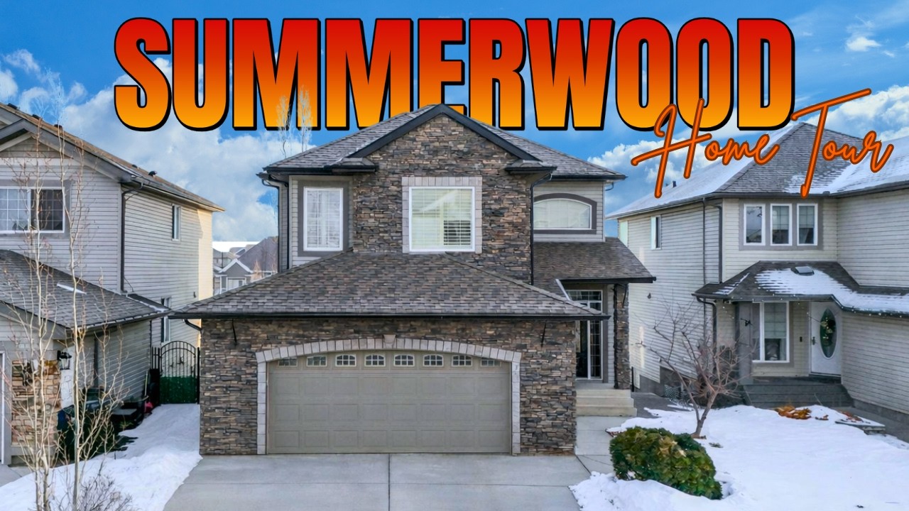 Inside a Stunning Lakefront Walkout with 5 Beds in Summerwood! | Home Tour 2026