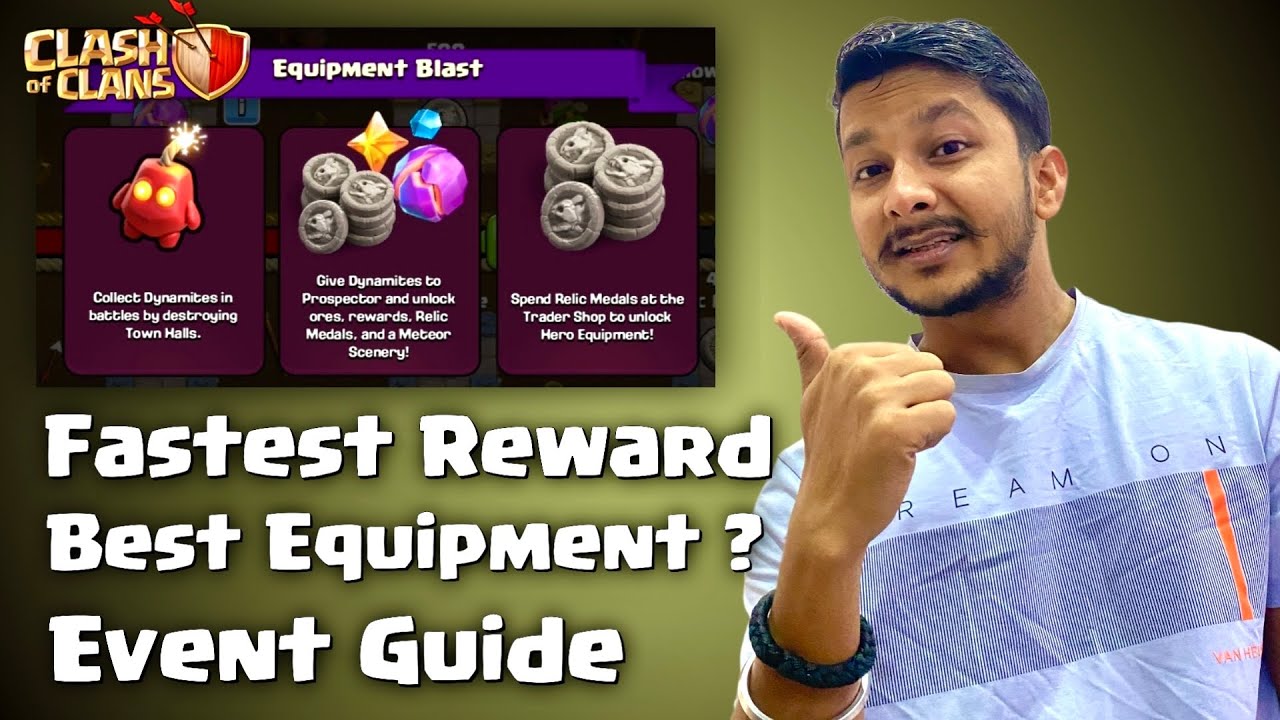 Equipment Blast Event Guide 🔥 Fastest Way to Earn Relic Medal, Ore & Best Equipment | Clash of Clans